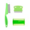 3-piece Set of Pet Lice Removal Comb, Flea Comb, Fine-toothed Needle Comb, Lice Removal Comb and Tick Hook Combination Set