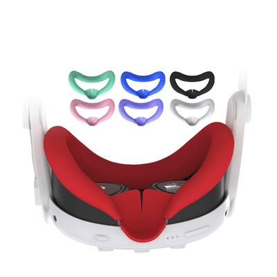 VR Face Cover для Meta Quest 3 Силиконовая маска для глаз Пот Пыленепроницаемая сменная силиконовая накладка для лица для Quest 3 VR Аксессуары
