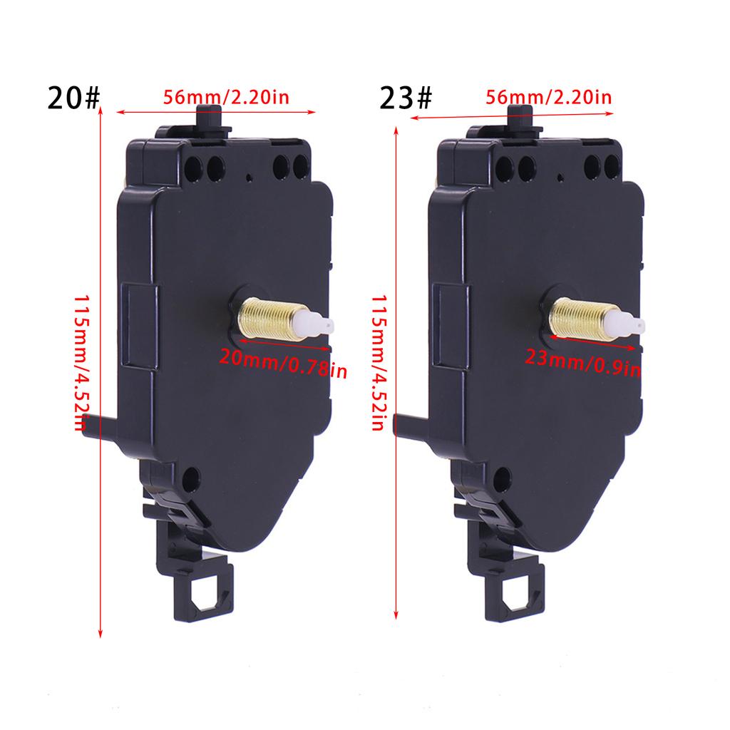 DIY кварцевые маятниковые часы механизм движения наборы с длиной вала стрелок 20 мм/23 мм для ремонта часов запасные части