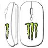 Wireless Mouse - M Energy Monster - White - USB WiFi Key Included - Compatible Mac and PC