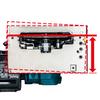 Makita Аккумуляторная дисковая пила 40 В макс 125 мм, в комплекте 2 кейса HS007GRDX (синий) Аккумуляторы 2,5 Ач, зарядное устройство,