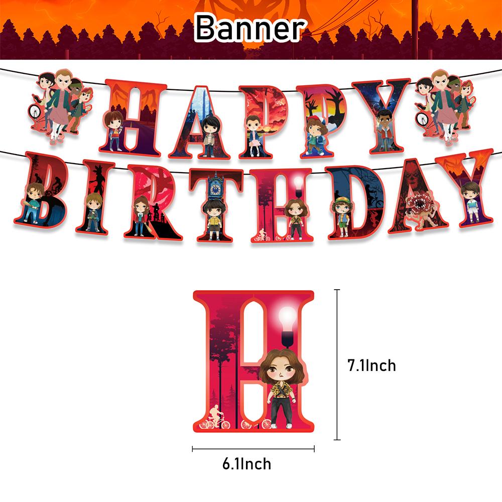 32шт украшения для незнакомой вечеринки в комплекте торт Топпер Воздушные шары Баннеры