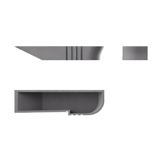 Щетка для чистки оконных пазов 3-в-1 со скребком, жесткой щетиной, эргономичной ручкой, инструмент для чистки пазов