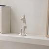 Современный Офисный Аксессуар Скульптура 3D Печати, Абстрактные Декоративные Предметы, Минималистичная Скульптура-Украшение Матово-Белого Цвета, для Стола, Рабочего Места