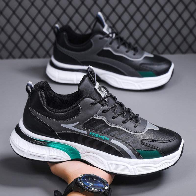 Осень Зима Модные Кроссовки Мужские Кроссовки на Платформе для Бега Уличные Теплые Износостойкие Повседневные Кроссовки Модная Обувь для Мужчин