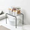 Metal Hollow Drain Shelves Sink Storage Rack Adjustable Storage Holder Kitchen Cabinet Organizer Dish Tray Bathroom Corner Shelf