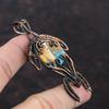 Колючая устрица, медный бирюзовый кулон, медная проволока, кулон, кулон ручной работы с драгоценным камнем, медные украшения, подарок на помолвку, кулон в виде черепахи