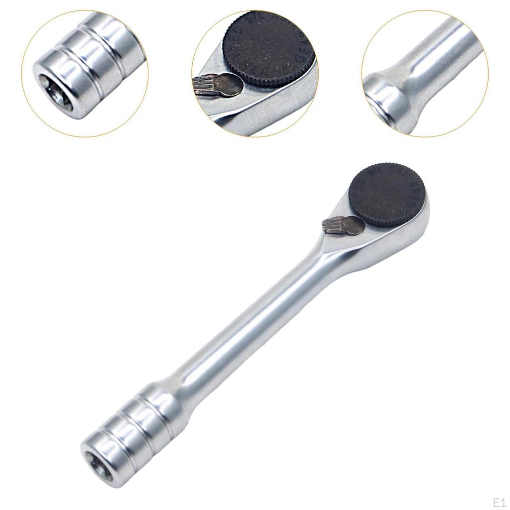 Mini Ratchet Handle Small Ratcheting Wrench for Tight Space Household Mountain Bike