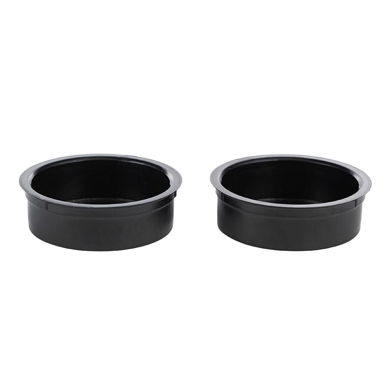 1Pair Car Interior Center Console Water Cup Holde Base Mounts Black for Ford Bronco F150 F250 F350 1992-1996