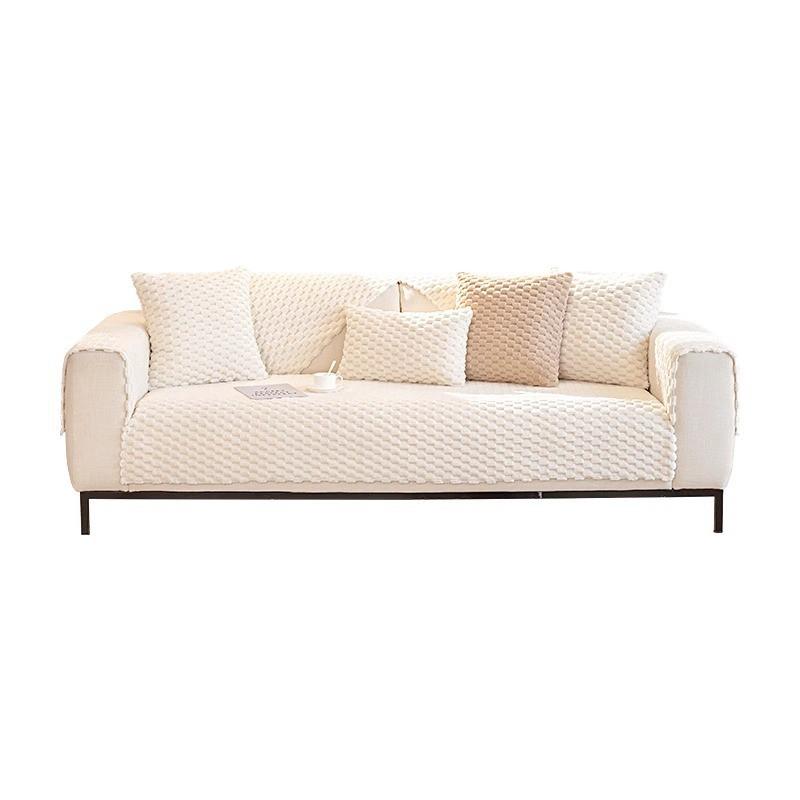 Thick Plush Sofa Cushion Non-Slip Couch Cover Warm Seat Pad Home Decor
