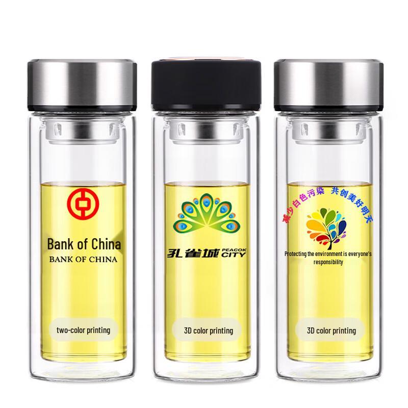 FUGUANG Double-Layer High Borosilicate Glass Business Water Cup