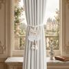 2PCS Romantic Window Curtain Tieback Adjustable Pearl Curtain Buckle Curtain Binding  Living Room