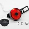 Bike Rear Light Led Usb Rechargeable Bike Tail Light Bike Safety Warning Light Alarm Rear Lamp Waterproof Tail Cycling Light