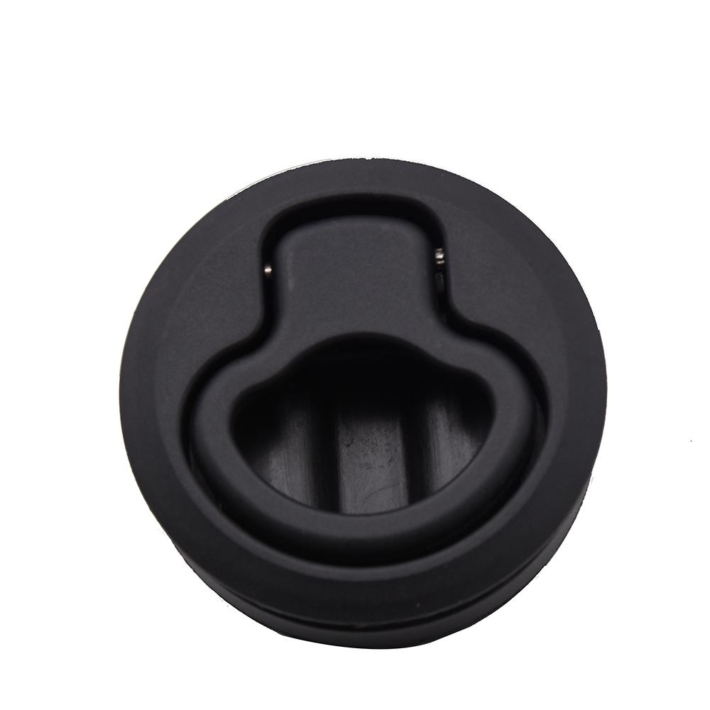 2/4/10Pcs Black Round Flush Pull Slam Latch for RV Boat Marine Deck Hatch Door Replacement for RV Boat Marine Deck Hatch Locker