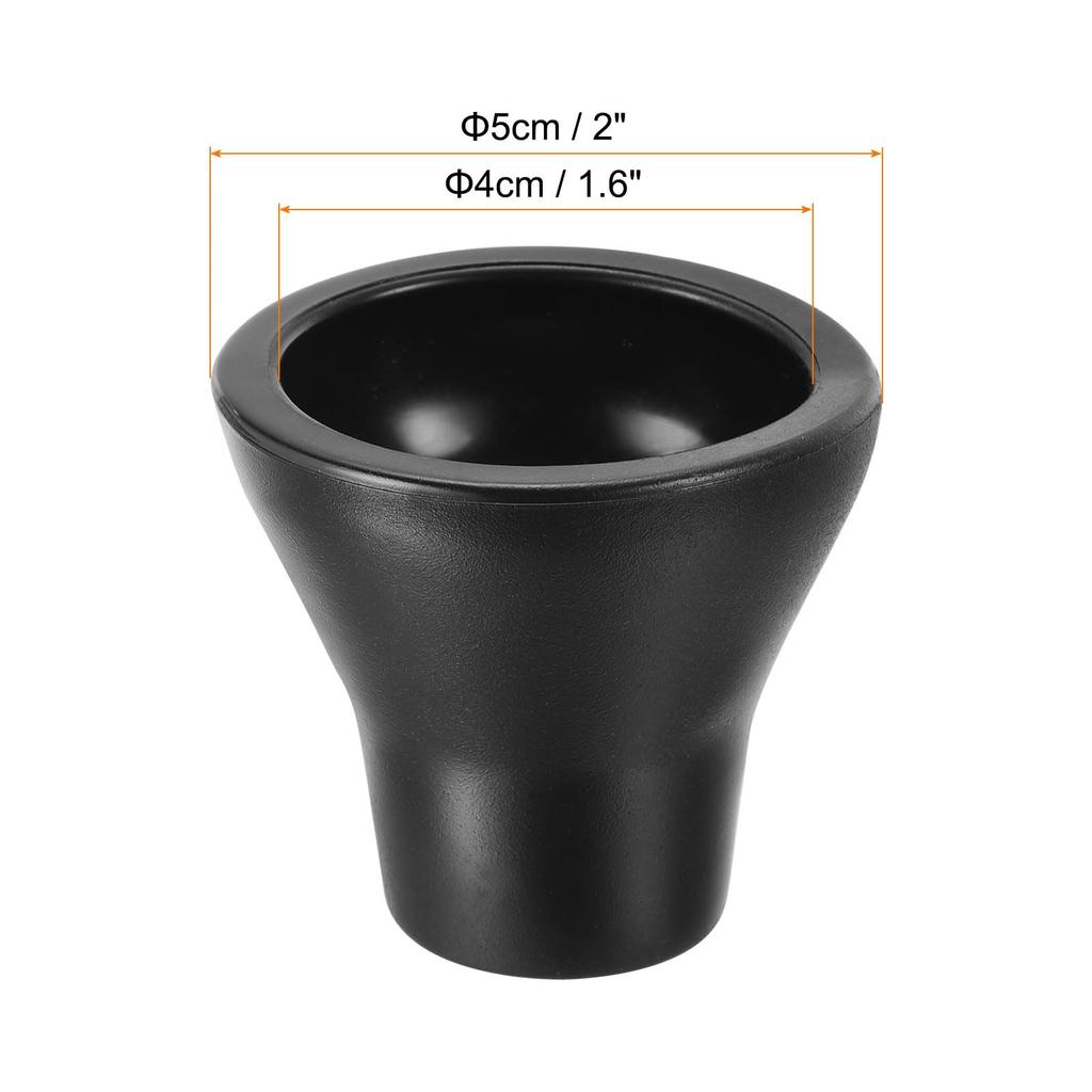 PATIKIL 8 предметов для извлечения мячей для гольфа, резиновая ручка-паттер с присоской, задняя часть для пикера, верхняя трубчатая ручка, черная