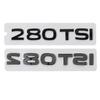 AABIO1 ABS Auto Body Side Sticker Kofferbak Emblem voor Volkswagen 280TSI 380TSI POLO CC Golf GTI Passat Jetta Kever Tiguan Scirocco
