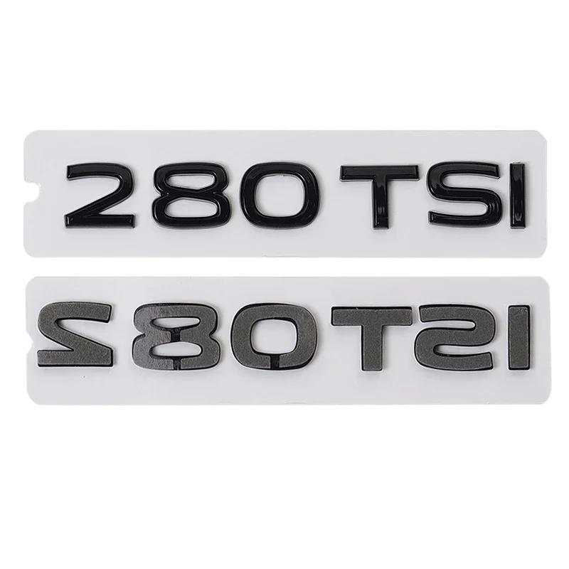 AABIO1 ABS Auto Body Side Sticker Kofferbak Emblem voor Volkswagen 280TSI 380TSI POLO CC Golf GTI Passat Jetta Kever Tiguan Scirocco