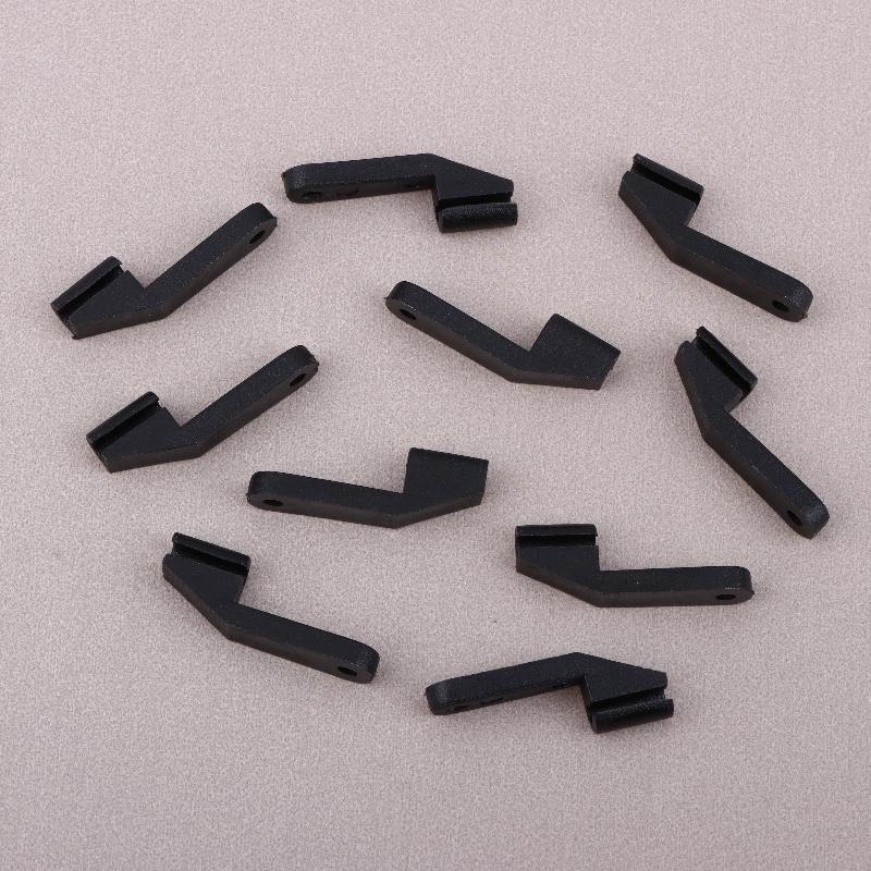 10Pcs Nylon Control Rod Linkage Keepers Fixers D2Xd8Xl23Mm For 2Mm Rc Airplane Aircraft Aeromodelling Replacement Part