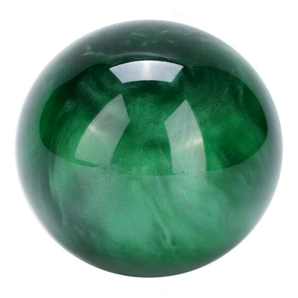 HANSWD Pearl Shift Knob Pearl Gear Knob Ball type ATMT Compatible with domestic cars Universal custom black 3 types adapter included (bright gree