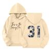 Children's Fashion Hooded Long Sleeved Printed Casual Pullover Sweatshirt Top