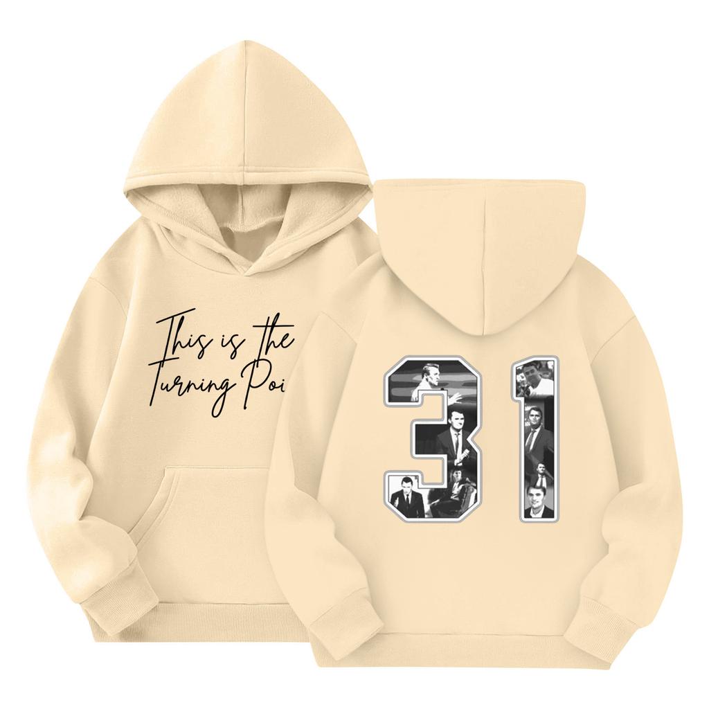Children's Fashion Hooded Long Sleeved Printed Casual Pullover Sweatshirt Top