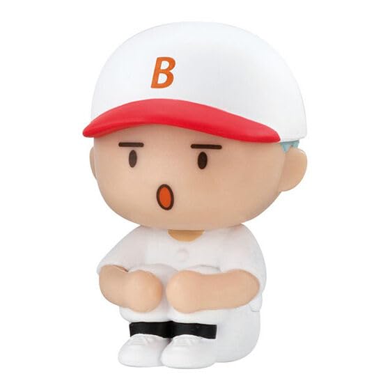 Machiboke Baseball Player All 5 Types Set Full Comp Gacha Gacha Capsule Toy