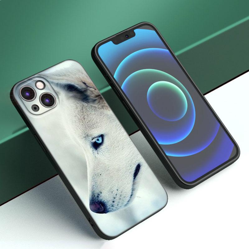 The Wolf Fierce Phone Case For iPhone Samsung Galaxy Redmi Xiaomi Oppo OnePlus Note S A 7 8 9 10 11 12 13 14 20 21 22 23 53 54 Pro Max Plus Ultra