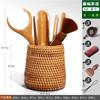Kungfu Tea Set Accessories, Tea Ceremony, Six Gentlemen Whole Set, Black Sandalwood, Solid Wood Tea Clip, Bamboo Tweezers