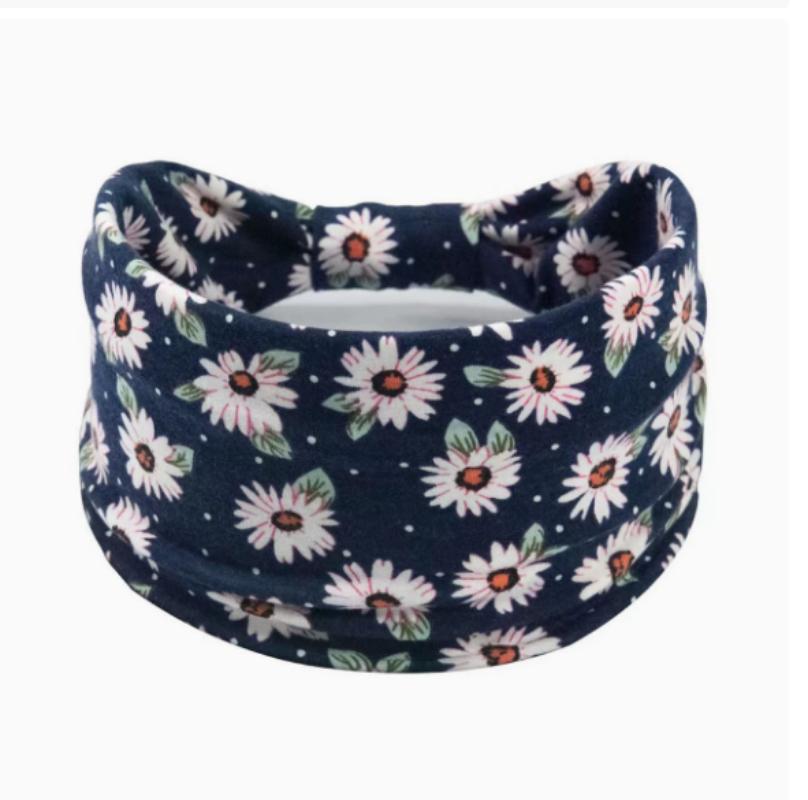 Женская повязка на голову из хлопка с принтом в стиле бохо, спортивная повязка на голову, полосатая повязка на голову, повязка на голову с широкими краями, повязка на голову для йоги, мягкая повязка для волос, комплект головного убора, повязка для волос для женщин и девочек