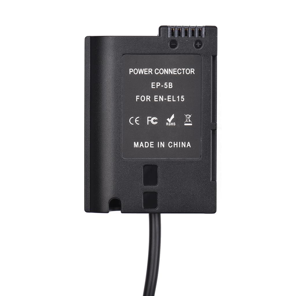 Кабель PD USB Type-C к EP-5B, фиктивная батарея, переходник постоянного тока EN-EL15, замена для Nikon Z7 Z6 D800 D850