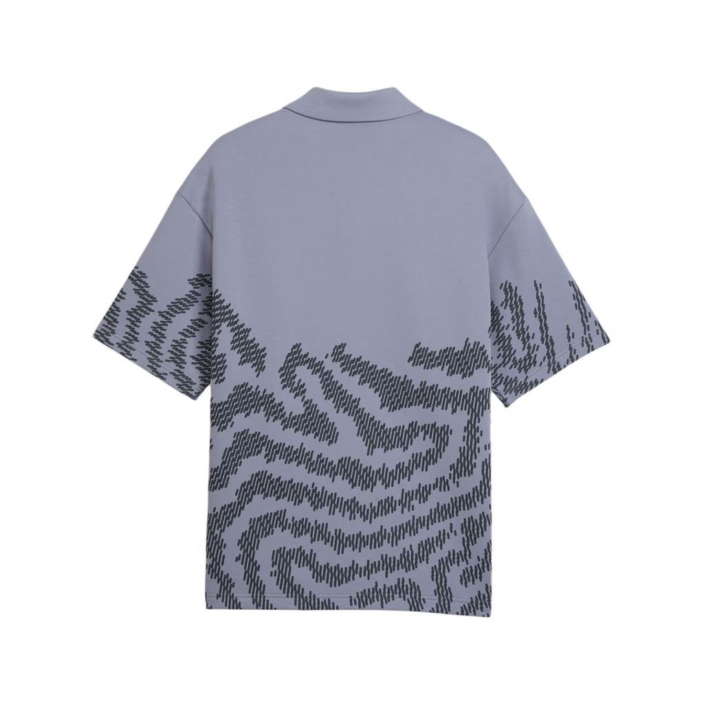 Puma X PORTUGAL x SALEHE BEMBURY KING Свободная рубашка-поло 'Серое небо' Мужская 635103-65