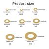Brass Flat Washer M2M2.5M3M4M5M6M8M10 Solid Brass Gaskets Copper Metal Pad