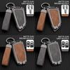 Для BMW F20 F30 G20 F31 F34 F10 G30 F11 X3 F25 X4 M3 M4 Чехол для ключа автомобиля из цинкового сплава и эко-кожи Аксессуары Защитный чехол для пульта дистанционного управления
