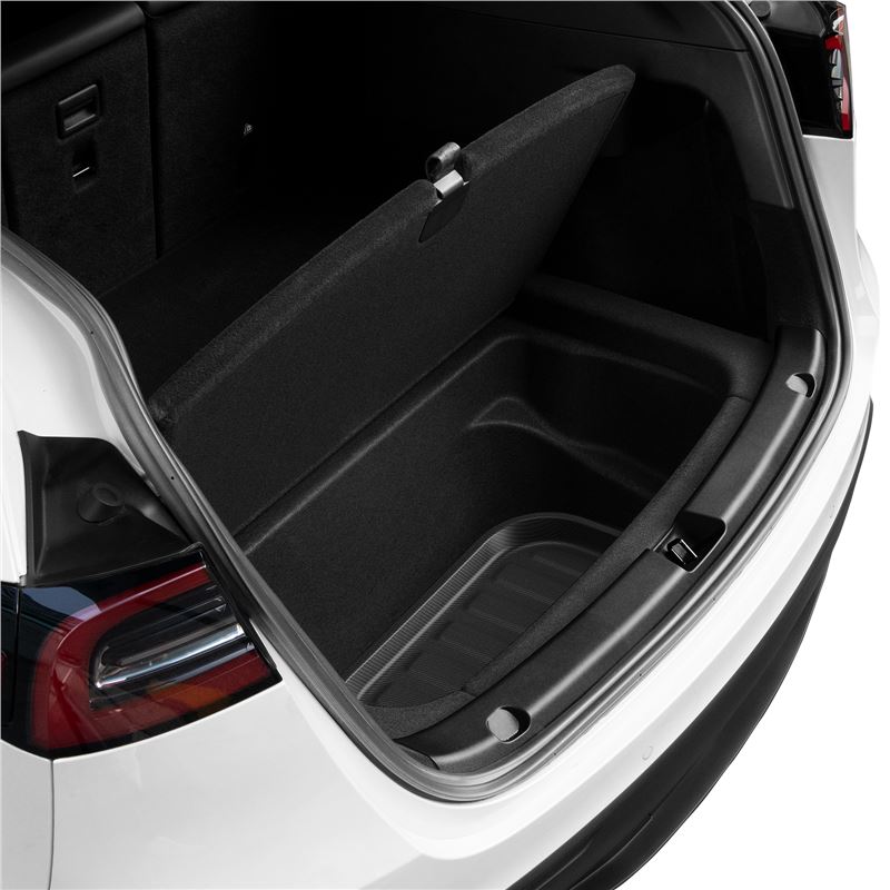 Spigen Tesla Car Mat Rear Trunk Storage, Black - Tesla Model Y