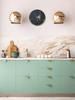 Golden Cup kitchen clock round silent 3d