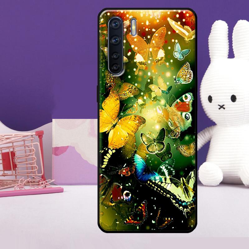 Colorful Butterfly Case For Oppo A18 A38 A78 A98 A58 A60 A80 A40 A96 A76 A16 A94 A74 A54 A15 A17 A57 A77 A5 Pro