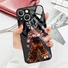 Чехол для iPhone 17 Pro Max 14 13 11 8 15 Plus XR 16 Air 12 Dragon Ball Крутой Аниме Чехол Стеклянный Чехол для Телефона