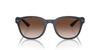 Emporio Armani EA4225U Matte 53 Men's Sunglasses, Blue,