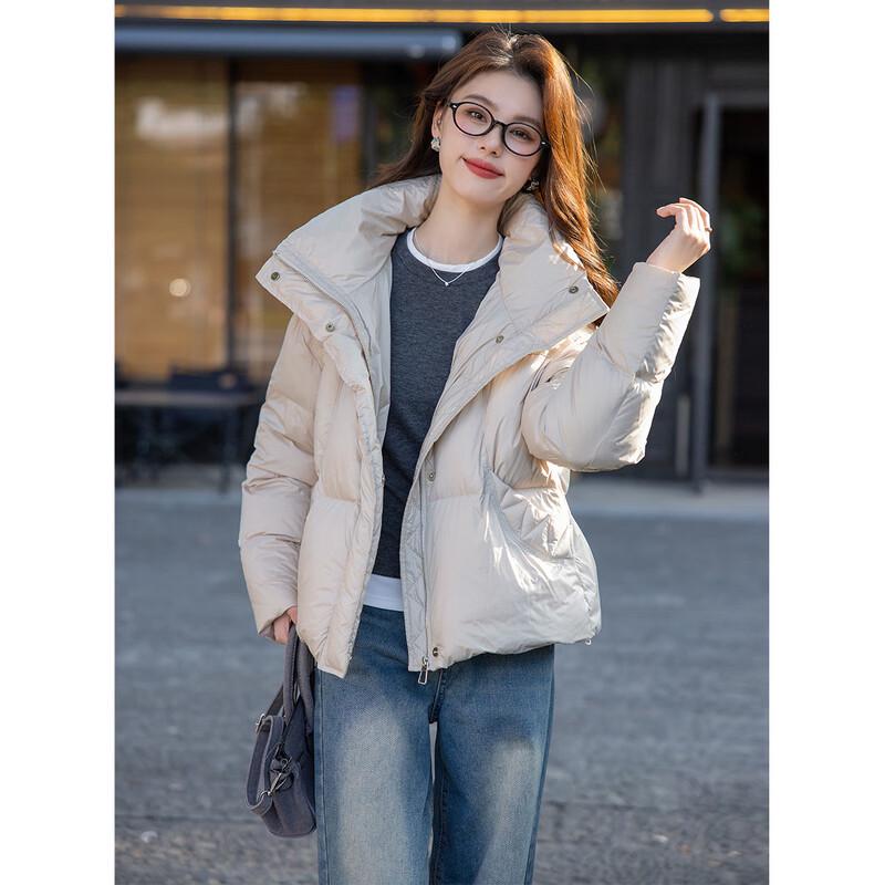 MOKANA Женская Модная Универсальная Куртка Пуховик с Длинным Рукавом MKNJD2789