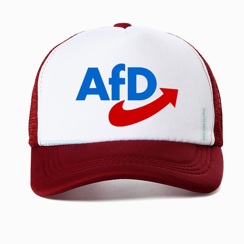 AfD Альтернативная Кепка Тракера Унисекс Сетчатая Дышащая Бейсболка Для Улицы Унисекс Взрослая Хлопковая Кепка Подарок для Фанатов