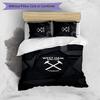 West Ham United Football Printed 3 Pieces Bedding Set, Comfortable Skin Friendly Bedroom Duvet Cover Set