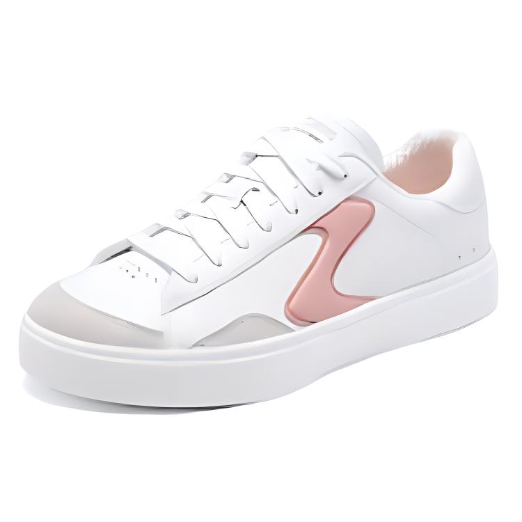Skechers Court Classics Искусственная кожа Удобные Универсальные Амортизирующие Дышащие Поддерживающие Низкие Кроссовки Женские кроссовки 185190-WPK