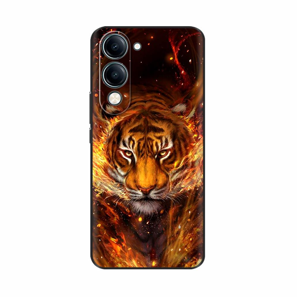 Чехол для Vivo Y19 1915 Мягкий ТПУ Роскошный Милый Силиконовый Чехол Бампер Задняя Крышка Телефона Coque Для Vivo Y19s 2025 Чехлы V2419 Fundas