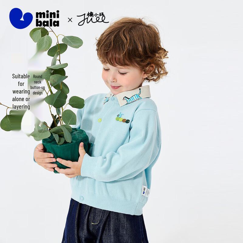 minibala Artist Collaboration Cotton Crewneck Sweater for Kids