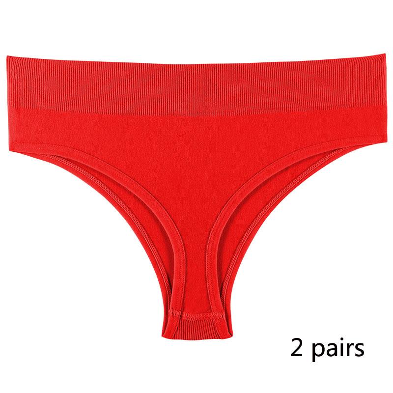 Спортивное нижнее белье для девочек, бесшовные сексуальные невидимые трусики со средней талией для девочек, однотонные удобные спортивные трусики с надписью «T» для женщин