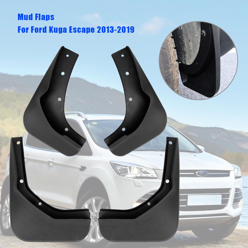Outside Parts Front Rear Mud Flaps For Ford Kuga Escape 2013-2019 Splash Guards Car Accessories Mudguards Fender 4pcs/set