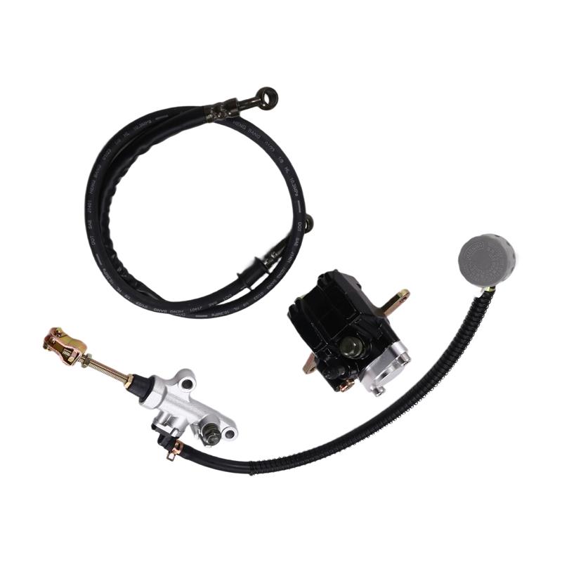 Rear Brake Caliper With Oil Cup & Master Cylinder Hose For Banshee 350 YFZ350 87-06 1UY-2580W-01-00