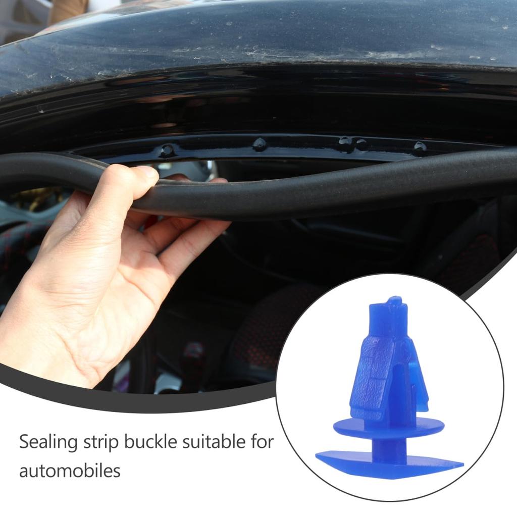 GLEAVI 100pcs Car Weatherstrip Auto Automotive Weatherstrip Accessories Clips, Fasteners,