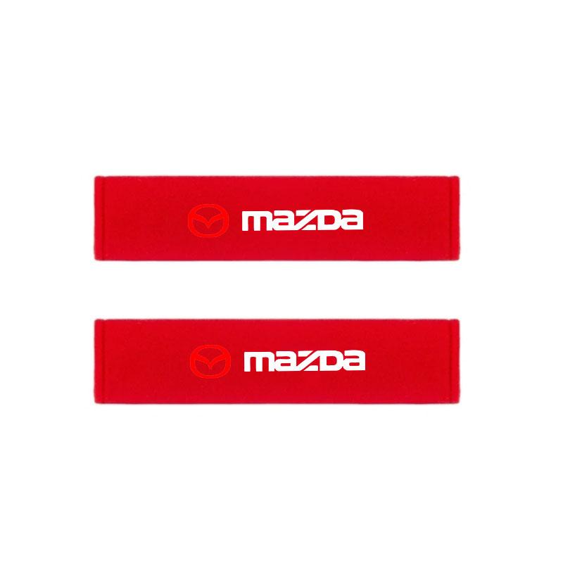Car Neck Pillow Headrest Seat Belt Shoulder Strap Pad for Mazda 2 3 5 6 BL BM GJ CX3 CX4 CX5 CX-5 CX8 KE KF CX7 CX9 MX5 CX30 FF2