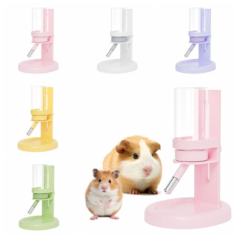 with Stand Holder Small Animal Water Dispenser 120ml Automatic Feeder  for Hamster Golden Bear